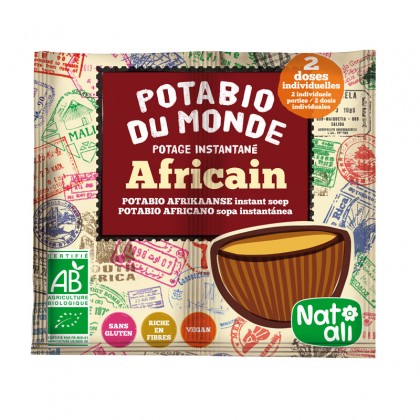 Potage instantané africain BIO - sachet 2x8.5g