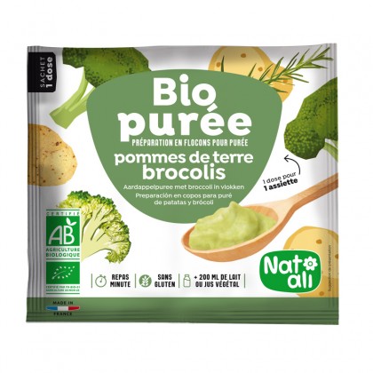 Bio purée - Préparation en flocons pour purée de pommes de terre - brocolis
