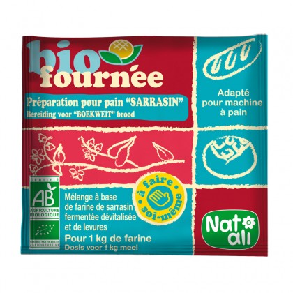 Préparation en poudre BIO pour pain - sachet 35g