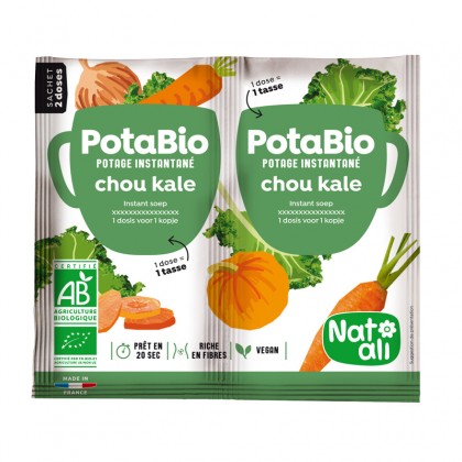 Potage instantané chou kale BIO - sachet 2x8.5g